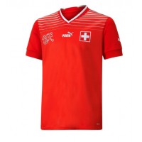 Koszulka piłkarska Szwajcaria Granit Xhaka #10 Strój Domowy MŚ 2022 tanio Krótki Rękaw